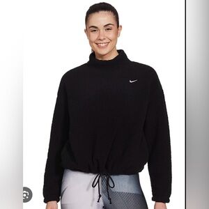 Nike Black Cozy Sweatshirt with White Logo